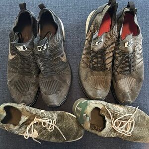 Nike Black and Gray flyknit size 13